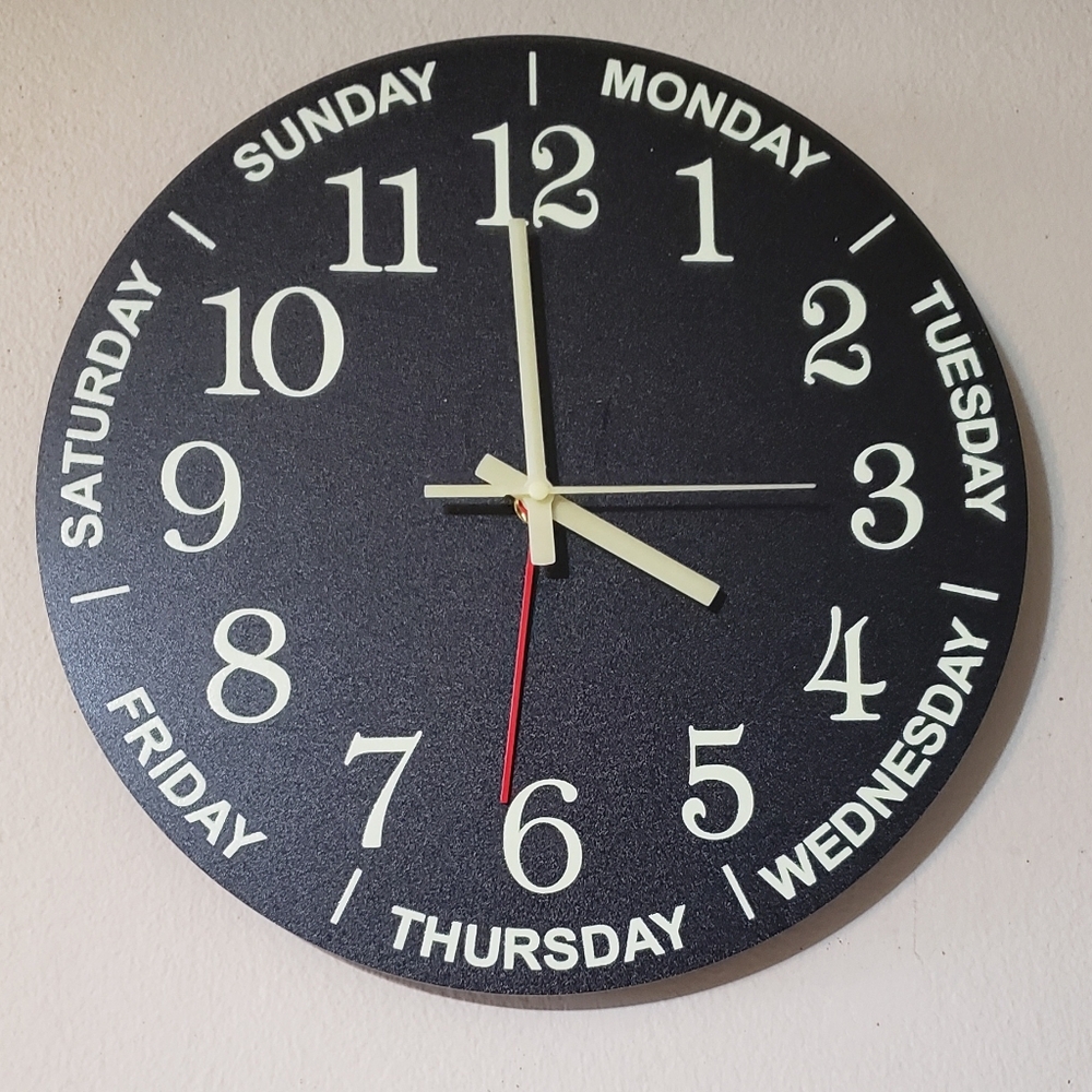Black and White Wall Clock
